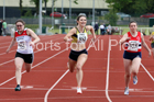 Senior womens 100 metres, North Eastern Track and Fields Champs., Middlesbrough. Photo: David T. Hewitson/Sports for All Pics